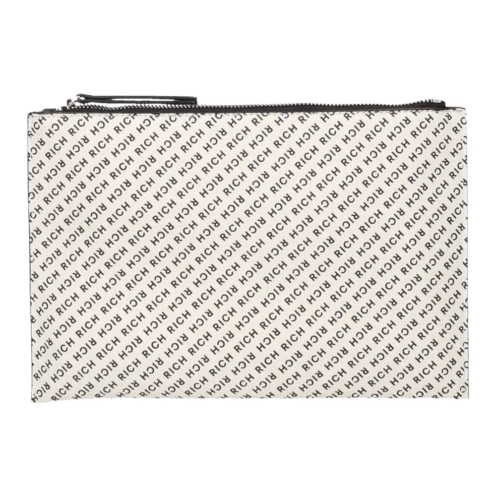 Pochette John Richmond con logo all over