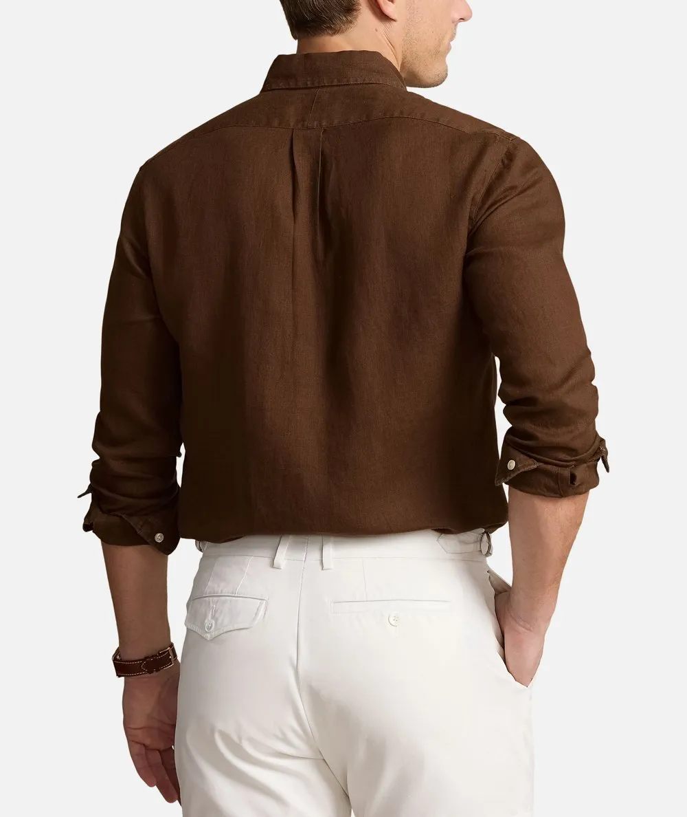 POLO RALPH LAUREN UOMO--Camicia in lino