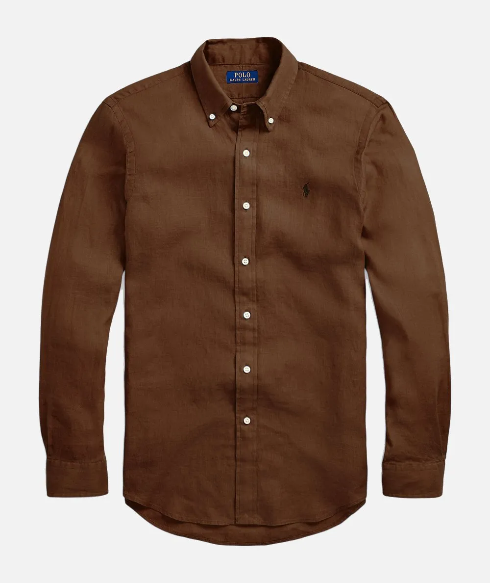 POLO RALPH LAUREN UOMO--Camicia in lino