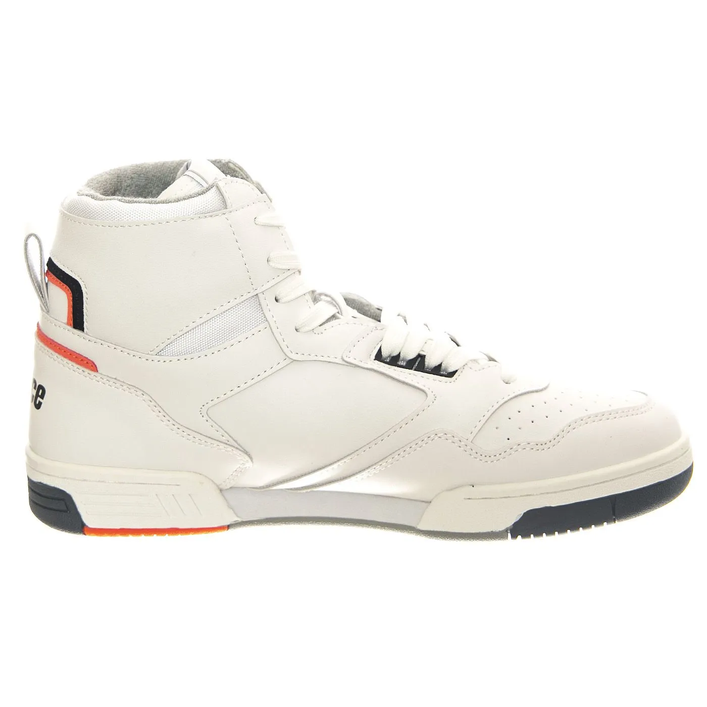 PRINCE FST847 White / Coral - Scarpe Profilo Alto Uomo Bianche    