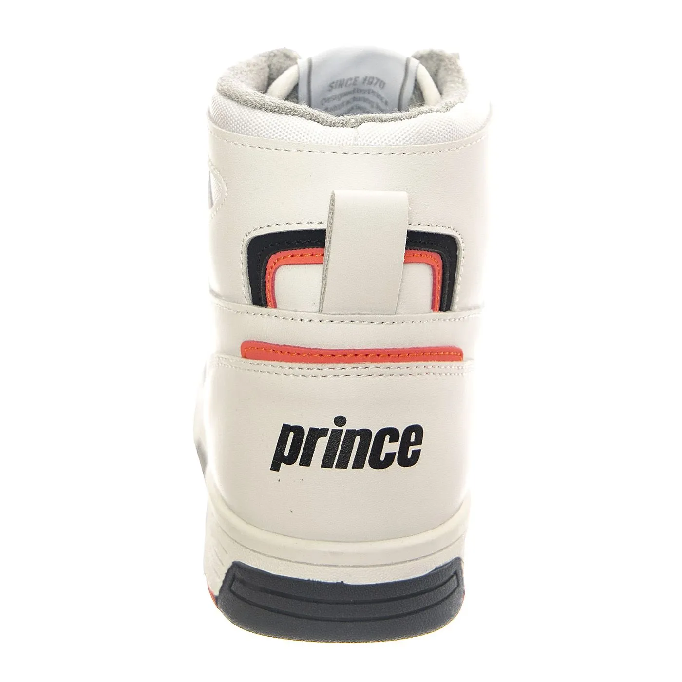 PRINCE FST847 White / Coral - Scarpe Profilo Alto Uomo Bianche    