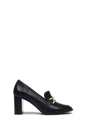 Radley London - Cavendish Mews - Nero pesante con tacco e catena - Mocassini