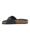 Sandalo basso Birkenstock MADRID BIG BUCKLE in pelle nero