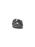 Sandalo basso Birkenstock MADRID BIG BUCKLE in pelle nero