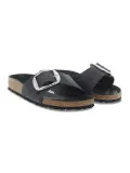 Sandalo basso Birkenstock MADRID BIG BUCKLE in pelle nero