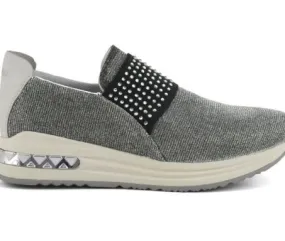 SCARPE CAFè NOIR SLIP ON ARGENTO