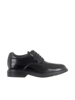 Stringata derby h576 in pelle