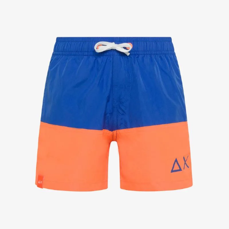 SUN68 Boy's Beach Short Bicolor