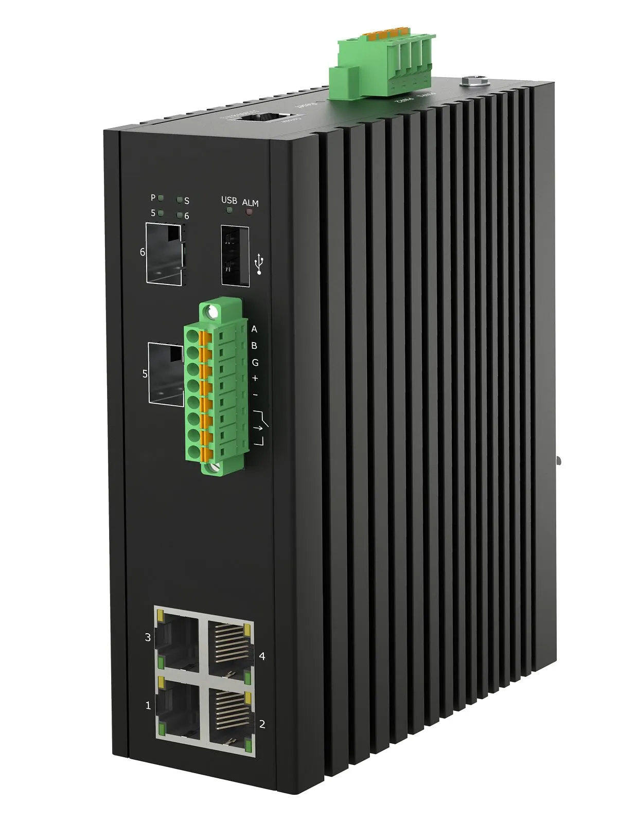 Switch Ethernet RS PRO, 4 porte, No