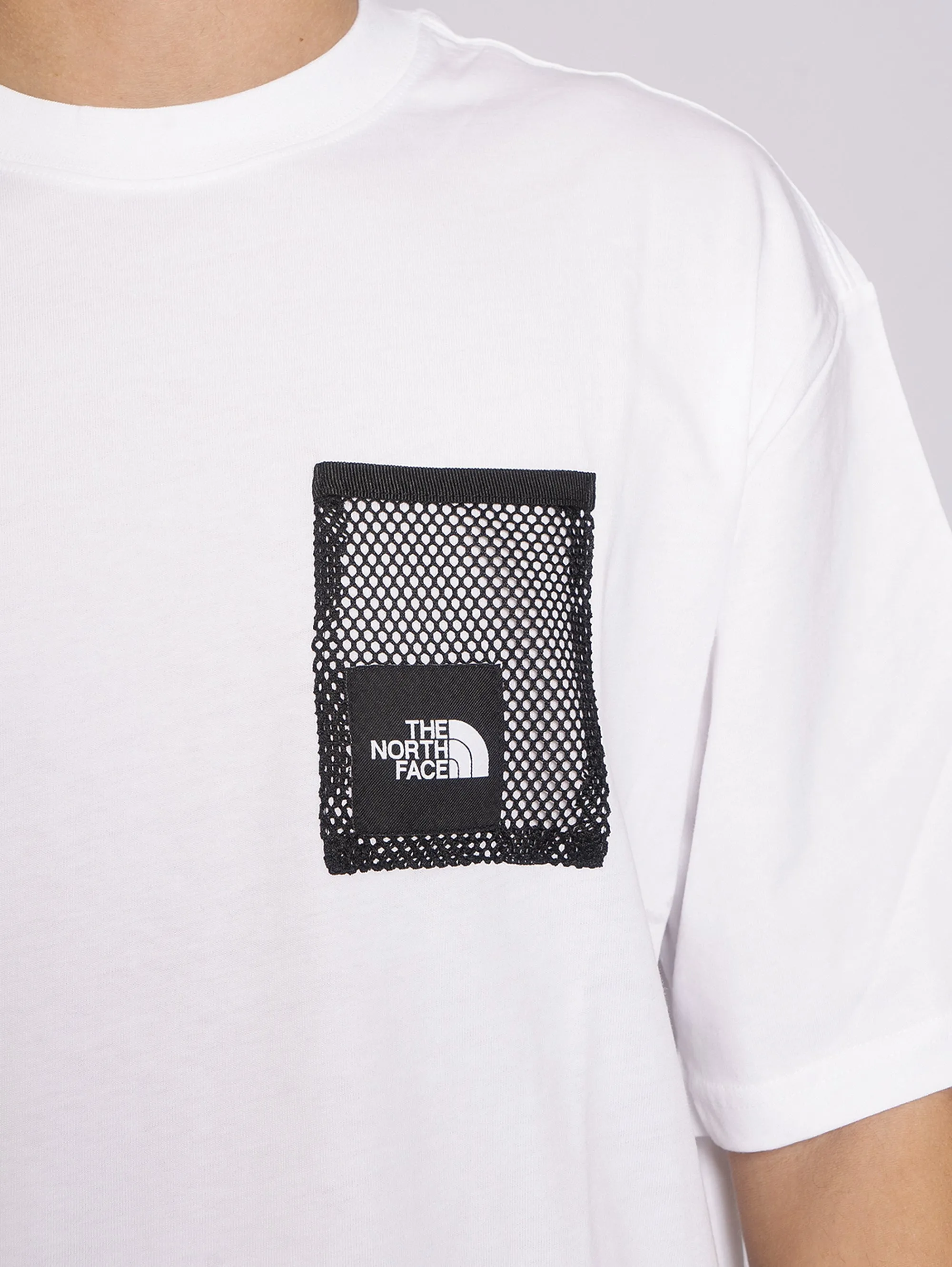 T-shirt Black Box a Taglio Dritto Bianco