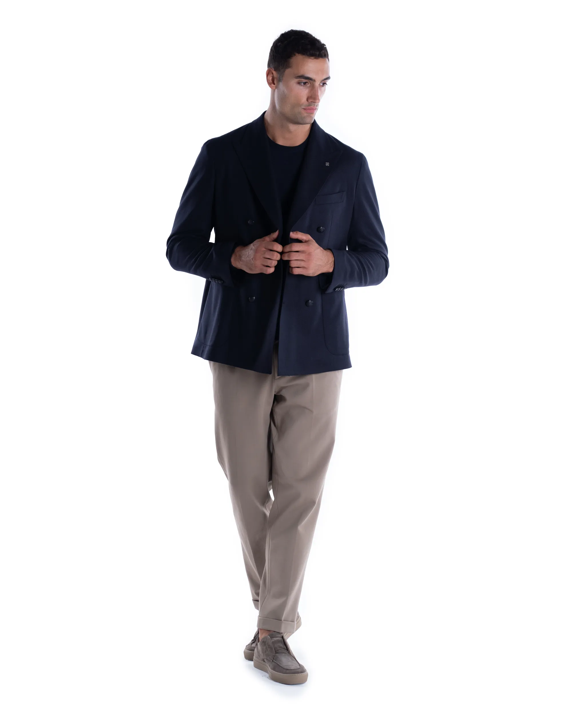 TAGLIATORE GIACCA DOPPIO PETTO LANA E CASHMERE