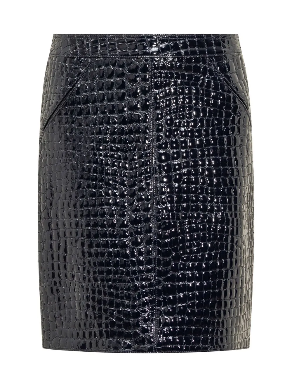 TOM FORD Gonna in Pelle Goffrata a Coccodrillo  