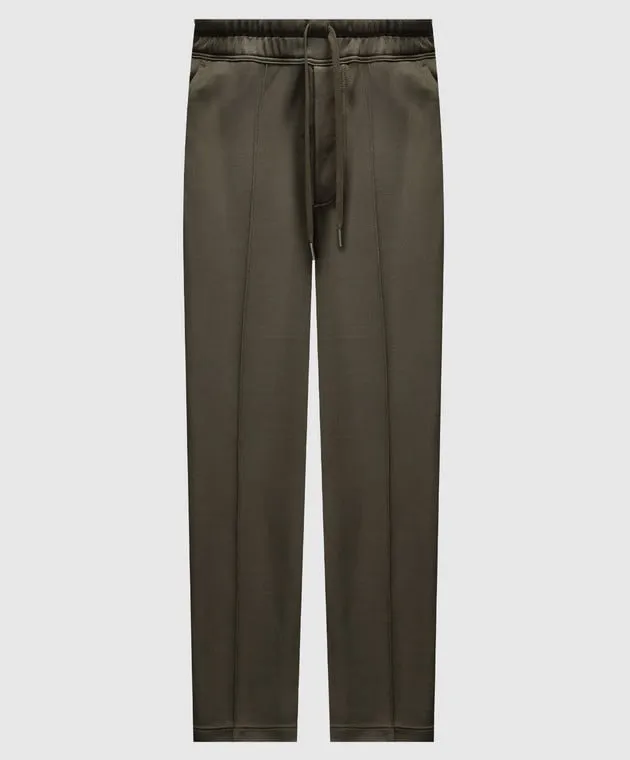 Tom Ford Pantaloni della tuta color kaki JAL016JMV001S23