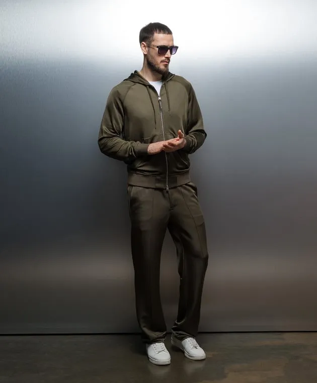 Tom Ford Pantaloni della tuta color kaki JAL016JMV001S23