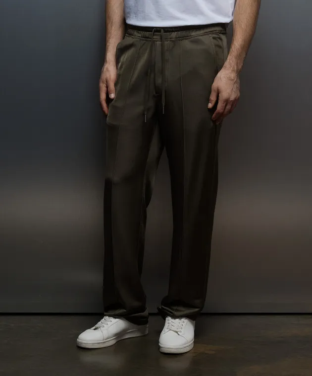 Tom Ford Pantaloni della tuta color kaki JAL016JMV001S23