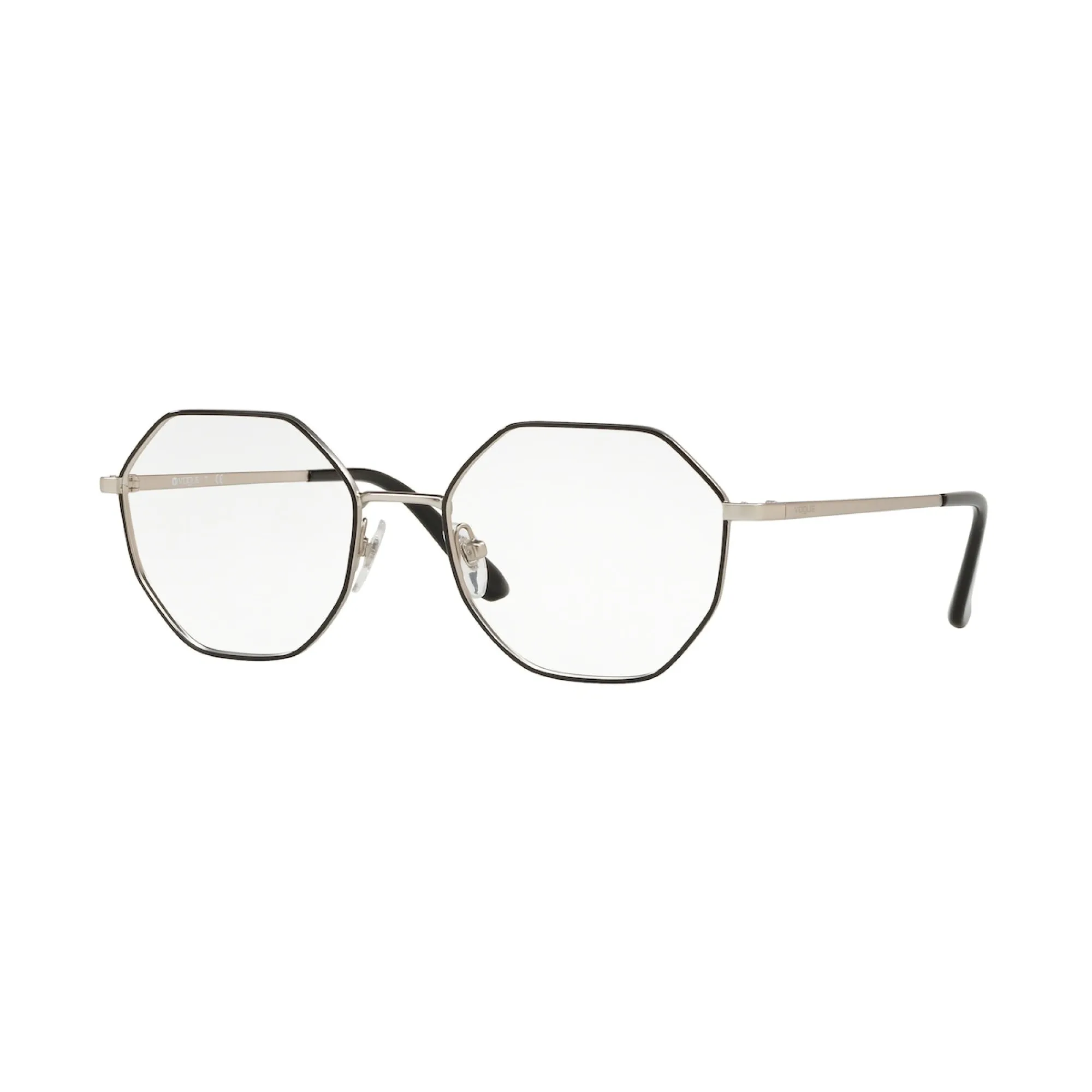   Vogue VO 4094 - 323 Nero / Argento Opaco | Occhiale Da Vista Donna 