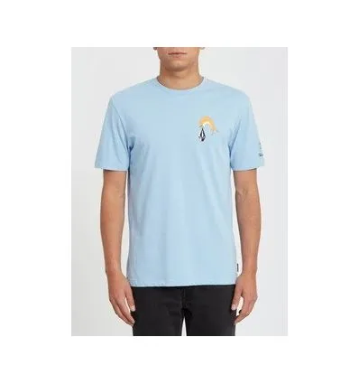 Volcom P. C. AYERS FA SS T-shirt (verde mistico) uomo