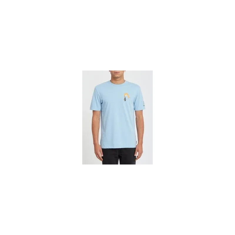 Volcom P. C. AYERS FA SS T-shirt (verde mistico) uomo