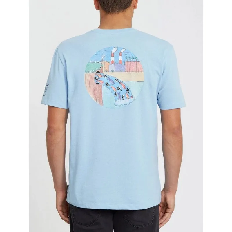 Volcom P. C. AYERS FA SS T-shirt (verde mistico) uomo