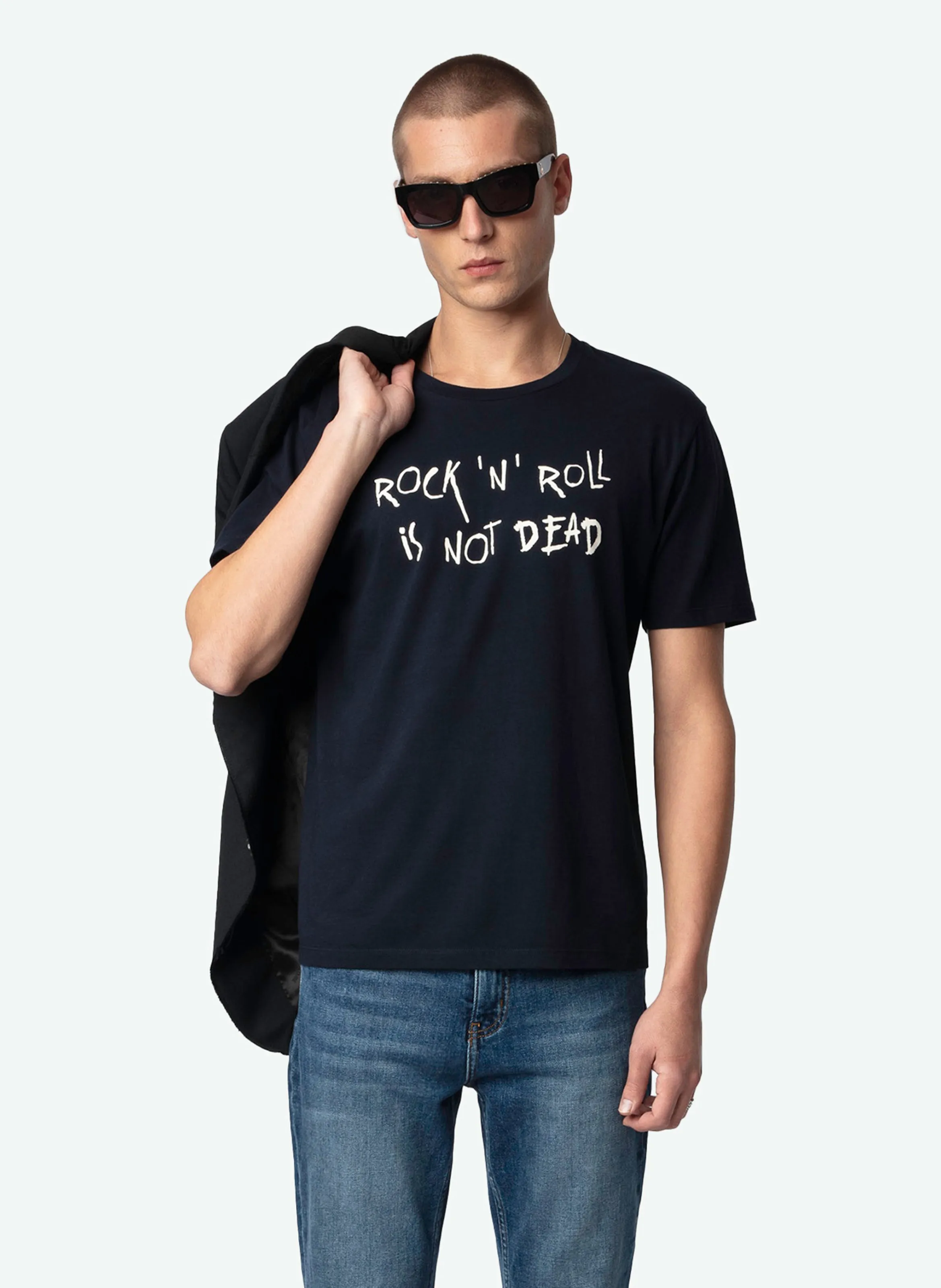  ZADIG&VOLTAIRE   TOMMY - T-shirt dritta in cotone bio | Blu