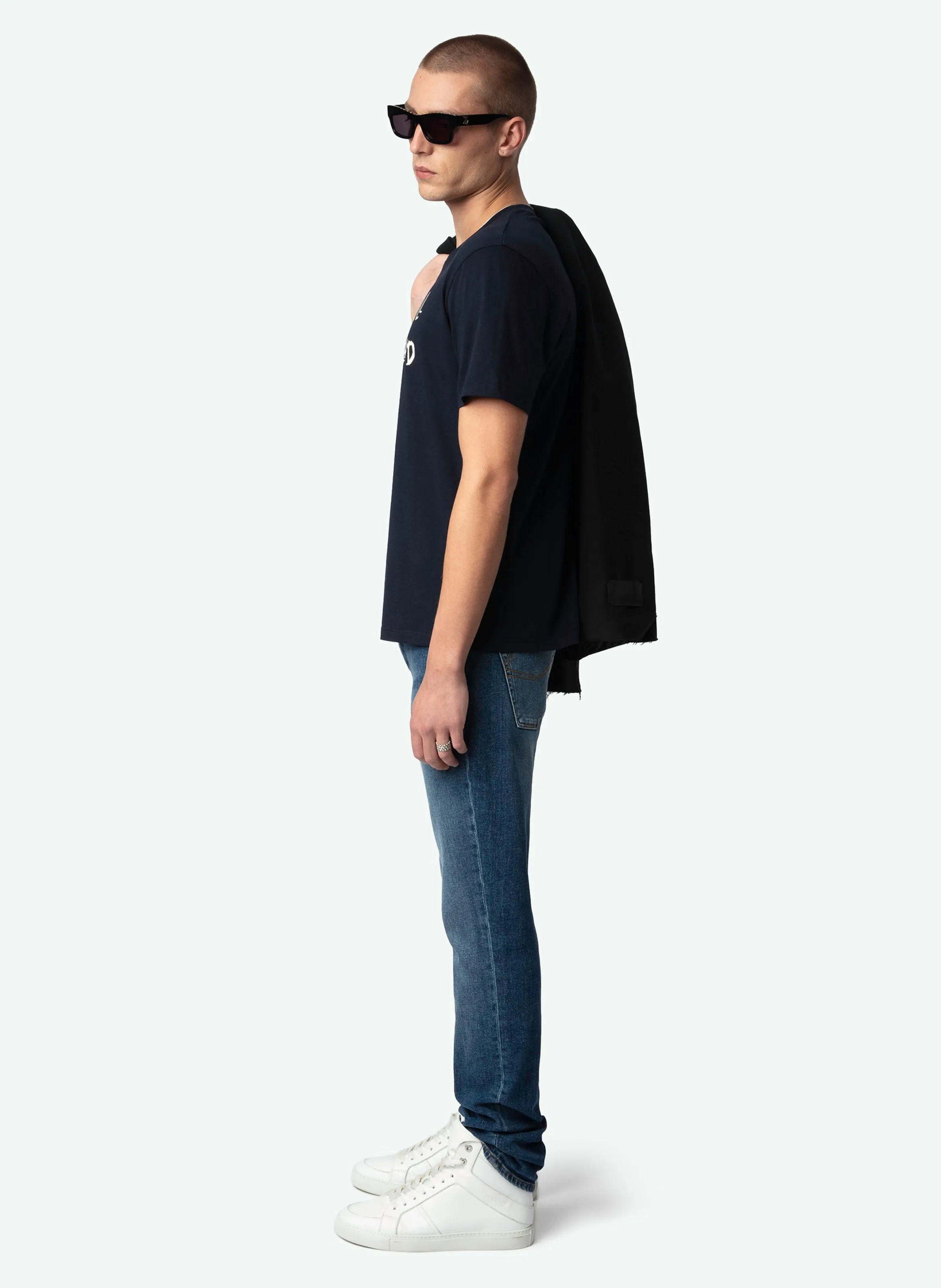  ZADIG&VOLTAIRE   TOMMY - T-shirt dritta in cotone bio | Blu