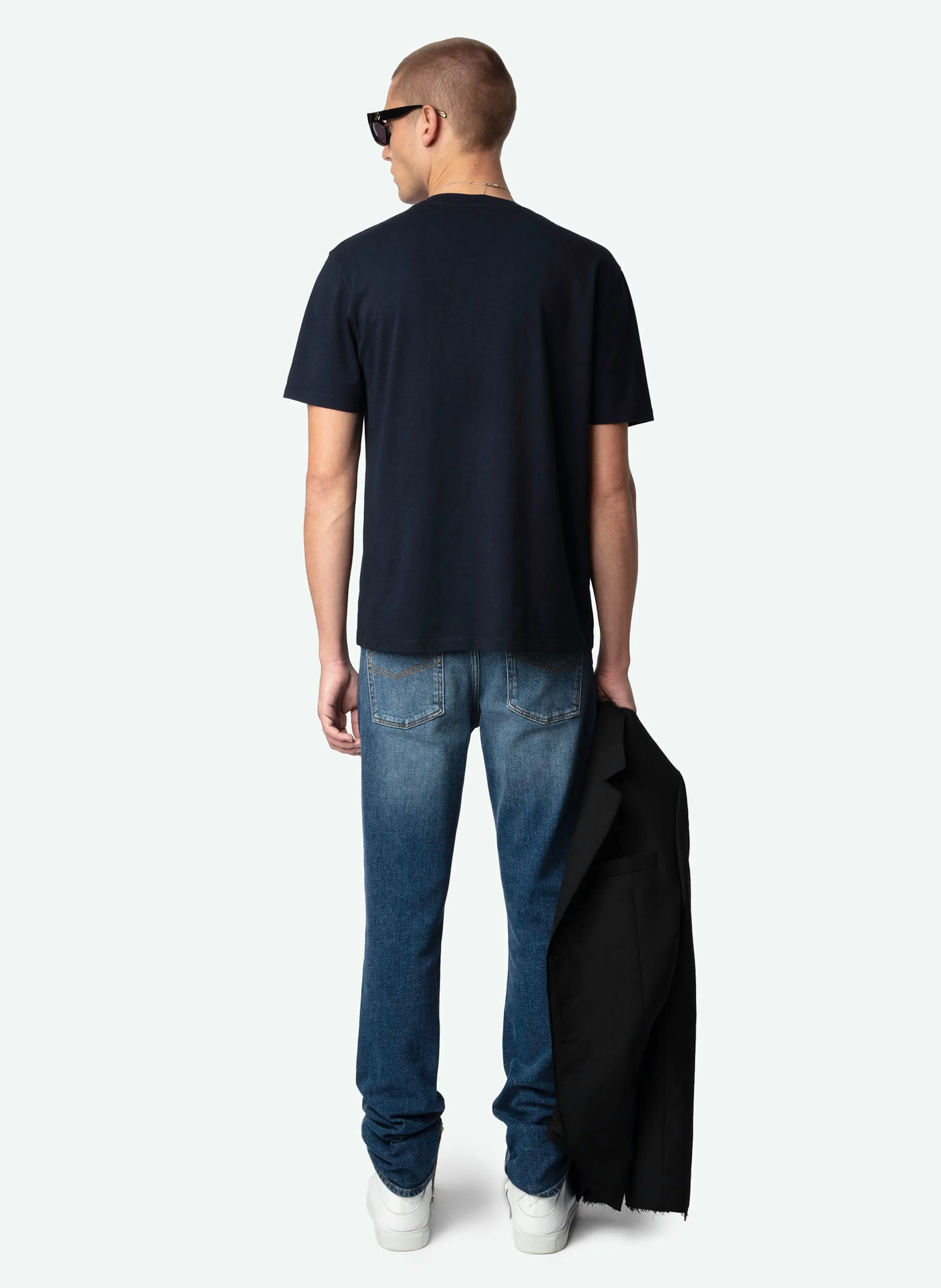 ZADIG&VOLTAIRE   TOMMY - T-shirt dritta in cotone bio | Blu