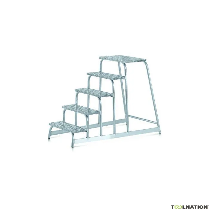 Zarges 40035 AFA P Scala di base a 5 gradini con piattaforma.