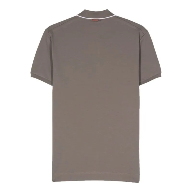 Zegna Stretch Cotton Polo Ud358a7d746